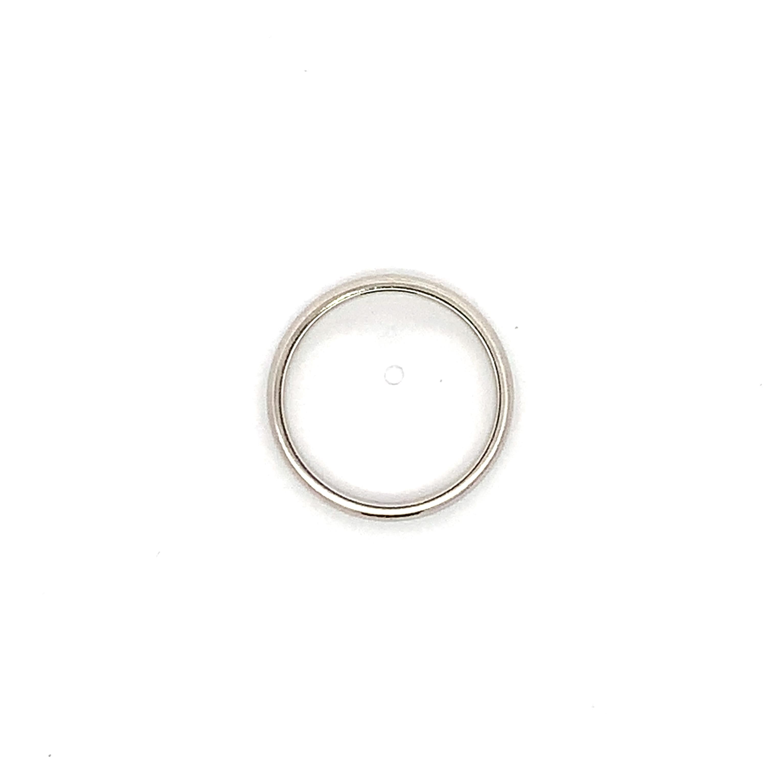 Tiffany & Co. PT950 Platinum Classic Plain Forever Wedding Band 3MM Ring Size 6