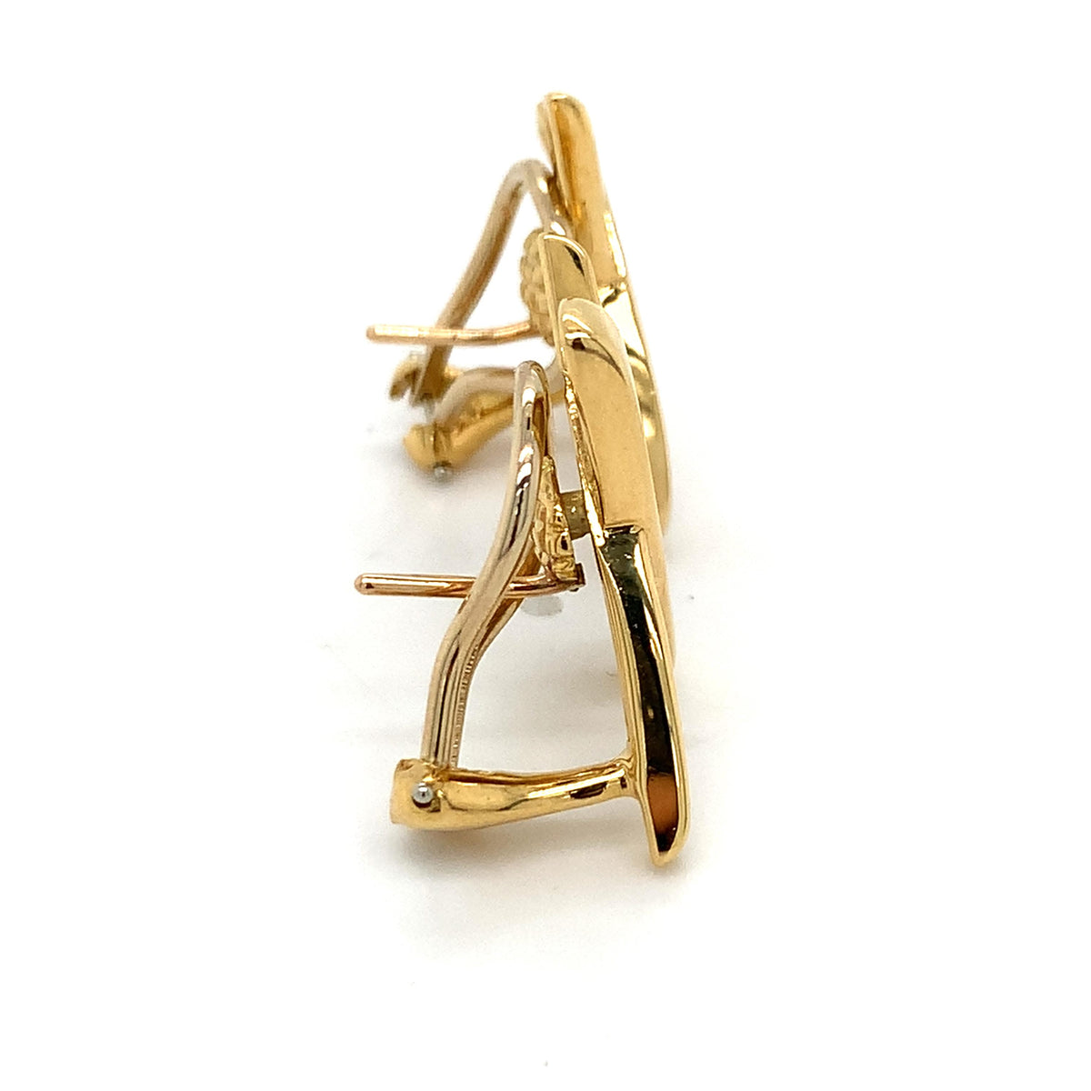 Tiffany & Co 18k Yellow Gold Paloma Picasso Graffiti X (Kiss) Clip-On Earrings
